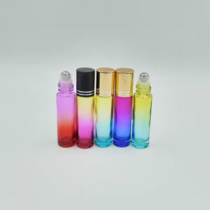 Grosir kosong 5 Ml 10 Ml <span class=keywords><strong>Roll</strong></span> on kaca parfum botol kaca Roller bola minyak esensial botol - Product Image 1