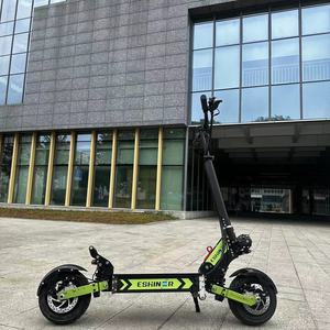 Trottinette électrique tout-terrain pour adultes Geofought 60V 30-40AH, batterie 60-120 km d'autonomie, double moteur, pneus tout-terrain de 11 pouces, suspension intégrale - Product Image 4