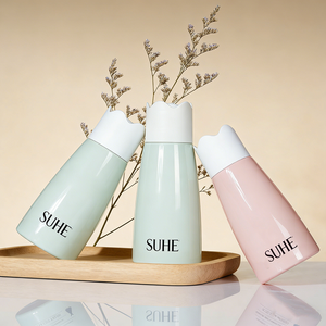 Botellas Vacías Personalizadas de Boca Ancha con Forma Única para Mascotas, Botellas de PET de 300 ml con Bomba para Champú, Suero para el Cuidado de la Piel y Mascarillas Faciales - Product Image 1