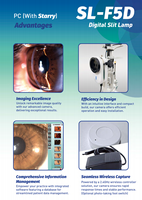 Lámpara de Hendidura Digital SL-F5D de Fabricante Directo para Centro de Cuidado Ocular