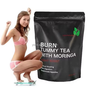 Flat <strong>Slim</strong> Tummy <strong>Tea</strong> With Moringa Weight Loss 28 Days Skinny Detox <strong>Tea</strong> Slimming Burn Fat Flat Belly Green Teabag - Product Image 1