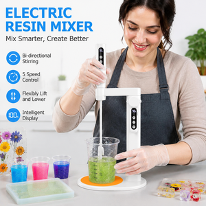 TIMESRUI Upgraded 3 Speeds Control Epoxy Mixer with Smart Mode, Epoxy <strong>Resin</strong> Mixer, <strong>Resin</strong> Stirrer for <strong>Resin</strong> <strong>Molds</strong>, DIY Crafts - Product Image 1