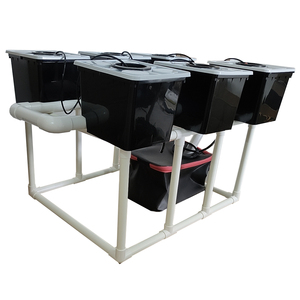 Sistema de cubo holandés o Bato con 6 cubos de maceta Soportes Bomba de tanque de <span class=keywords><strong>riego</strong></span> por goteo <span class=keywords><strong>Material</strong></span> PP para tomates Fresas - Product Image 4
