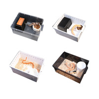 Rack de reptile en PVC de haute qualité Serpent lézard léopard gecko garder palais ciliaire corne grenouille tortue élevage système de rack d'élevage