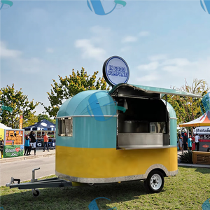 Remorque alimentaire mobile populaire 2025, petite, remorquable, cuisine complète, chariot mobile, bar à fruits frais et à jus d'orange - Product Image 1