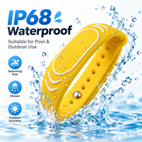 NFC Silikon-Armband 13,56MHz NTAG213 IP68 Wasserdicht Verstellbares Armband mit Eigenem Logo für Veranstaltungen, Schwimmbad, Fitness-Zugang OEM