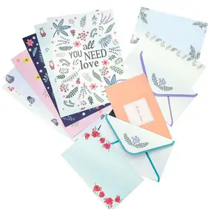 卸売カスタマイズ韓国クリエイティブ小さな新鮮な花のラブレター封筒