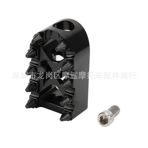 โมชาร์ก ที่วางเท้าเปลี่ยนเกียร์มอเตอร์ไซค์ สีดำและโครเมียม พร้อมหนามสีทอง สำหรับฮาร์เลย์ เดวิดสัน ไดน่า แฟตบอย ไกลด์ XL883 - Product Image 4