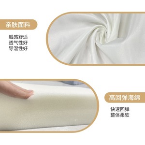 Canapé-lit pliant pour enfants avec banc, mousse haute élasticité, lit de sieste pour enfants de 2 ans et plus, en tissu - Product Image 4