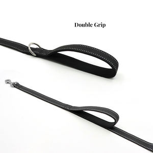 Correa reflectante para perros Cuerda para caminar nocturna con mango doble con almohadilla <span class=keywords><strong>de</strong></span> neopreno Agarre cómodo para perros grandes y fuertes - Product Image 4