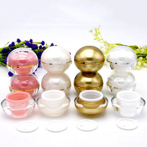 Stoples Kosmetik Bulat Warna Pink dengan Tutup Lucu untuk Perawatan Kulit - Product Image 2