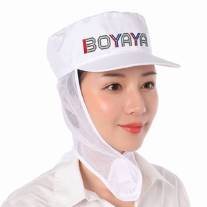 Gorro de Trabajo Casual de Malla Transpirable con Protección para el Cuello, Antipolvo, Sanitario, para Taller, Cocina, Laboratorio, Ciclismo y <span class=keywords><strong>Pesca</strong></span> - Product Image 2