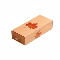 Schubladenförmige Glanzfolie mit Geschenkpapierboxen für Cupcakes & Desserts Handgefertigte Verpackung