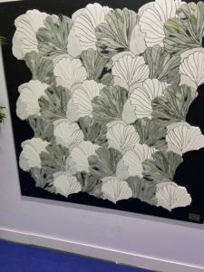 Sevilla Carrara blanco Waterjet mármol mosaico agua chorro corte mármol mosaico dolomita nácar Waterjet mármol mosaico - Product Image 3