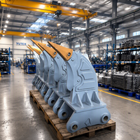 Têtes de brise-roche hydrauliques pour excavatrices, accessoires de pelle, vibro-déchiqueteurs à pointes résistantes à l'usure, déchiqueteurs vibrants pour roche, fournis directement par l'usine