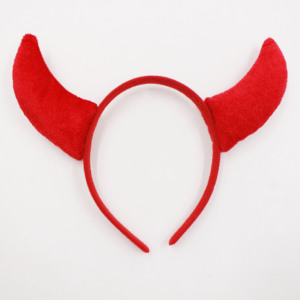 Diadema <span class=keywords><strong>con</strong></span> Cuernos de <span class=keywords><strong>Diablo</strong></span> Rojos para Niños, Lazo, Cola y <span class=keywords><strong>Tridente</strong></span>, Conjunto de Disfraz para Halloween, Accesorios para Disfraces de Fiesta para Niños y Niñas - Product Image 6