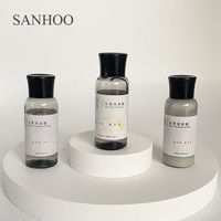 SANHOO Shampoing et revitalisant jetables en gros pour hôtel, mini shampoing et revitalisant pour salle de bain, ensemble d'articles de toilette d'hôtel de luxe