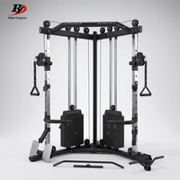 Máquina de Entrenamiento Funcional Integrada con Doble Torre de Pesas y Polea Ajustable para Entrenamiento de Fuerza Comercial CE YR-H030