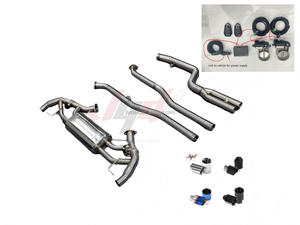 Tubo de Escape de Acero Inoxidable OEM para <span class=keywords><strong>BMW</strong></span> <span class=keywords><strong>X5</strong></span> X6 F15 G05 G06 40i <span class=keywords><strong>40e</strong></span> B58 3.0T 2019-2023, Silenciador Valvetronic Catback - Product Image 2