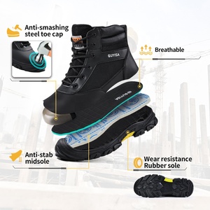 Ventes directes d'usine bottes <span class=keywords><strong>de</strong></span> sécurité sport pour hommes <span class=keywords><strong>chaussures</strong></span> <span class=keywords><strong>de</strong></span> sécurité bottes <span class=keywords><strong>de</strong></span> travail à bout en acier construction - Product Image 2