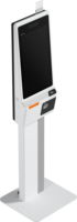 Sistem Kios Android SUNMI K2 24\" Full HD Kapasitif dengan Layar Sentuh 10 Titik, Barcode 2D, Printer Struk 80 mm, Tersedia