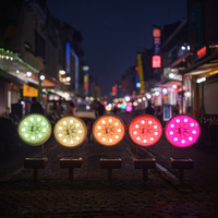 Éclairage LED Automatique 24V E14 RGB Caméléon pour Manèges de Fête Foraine et Lumières Ponctuelles de Carnaval