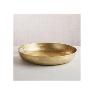 Ensemble de plateaux de service en métal fini or brillant Fabricant Nouveau design Plateau de service en métal fait main - Product Image 5