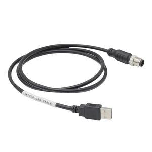 M12 étanche IP67 circulaire 5 broches industriel DIN USB connecteur mâle avec laiton plaqué or - Product Image 4