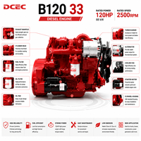 Moteur de voiture DCEC Cummin B120 33 EQB120-33 88kw 2500rpm 4BT 3.9L 4 cylindres diesel pour camion utilitaire Dongfeng