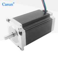 Moteur pas à pas hybride Casun Nema 23 2600mN.m à couple élevé, moteur pas à pas personnalisé à double arbre pour CNC