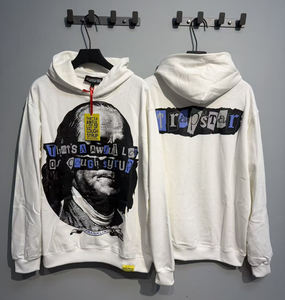 ขายดีผ้าฝ้าย100% ที่มีฮู้ดแบบหลวมแนวสตรีทแบบน้ำเชื่อมแนวสตรีทมีตัวอักษร - Product Image 1