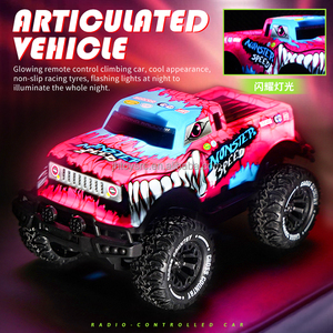 Voitures <span class=keywords><strong>RC</strong></span> <span class=keywords><strong>27</strong></span> <span class=keywords><strong>MHz</strong></span> 1:20 haute vitesse, jouets télécommandés phosphorescents tout-terrain pour enfants et adultes - Product Image 4