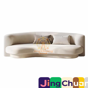 Divano Angolare Moderno e Semplice in Tessuto per Piccoli Appartamenti, Stile Italiano, Ideale per Soggiorno o Negozio di Abbigliamento - Product Image 4