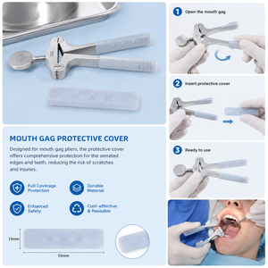Funda protectora Degao para abridor bucal Heister, funda de seguridad antipinchazos para instrumento abridor bucal dental, 55×13×6mm - Product Image 2