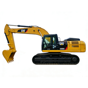 Pelleteuse sur chenilles Caterpillar 330D2L d'occasion en bon état, bon marché, prix d'occasion, stockage de pelleteuses CAT 330D2L dans les chantiers de Shanghai - Product Image 1