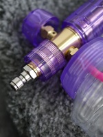 Nouveau canon à mousse pour lavage de voiture avec connecteur rapide 1/4'' et bouteille transparente