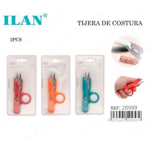 Forbici da cucito Ilan, 2 pezzi, mini tagliafilo per sartoria e artigianato - Product Image 1