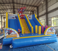 Glissière gonflable de trampoline pour le divertissement, équipements gonflables commerciaux, château gonflable d'arrière-cour à la maison