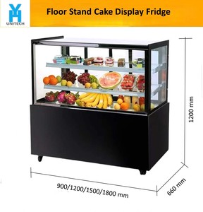 Hộp trưng bày bánh mì thương mại 1.8m với kính cường lực di động trưng bày bánh mì Bánh ngọt thiết bị điện lạnh thương mại - Product Image 2