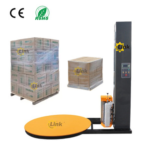 Máquina Envolvedora de Palés Automática con Plato Giratorio de Cadena y Orificio para Montacargas - Product Image 1