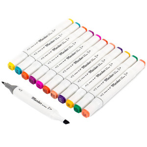 Becol Bán Buôn Chuyên Nghiệp Rượu Dựa Mực Đánh Dấu 48 Màu Sắc Đôi Đầu Đánh Dấu Vĩnh Viễn Bút Thiết Lập Cho Bức Tranh - Product Image 3