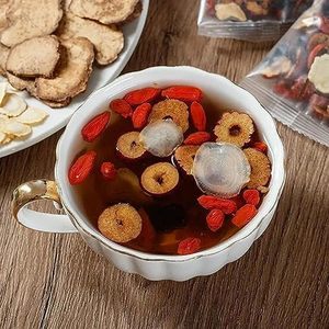 Пять сокровищ почечный чай с женьшенем и куркумой травяной чай в пакетиках с шестью сокровищами для ухода за почками для мужчин - Product Image 5