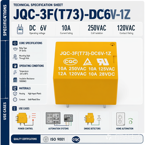 Relé PCB SRD-12VDC-SL-C 3V 5V 6V 12V DC 4 o 5 Pines SONGLE TAB HKE HKC HKF HK JQC 3F T73 250VAC 7A 10A - Product Image 3