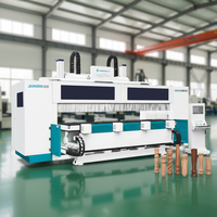 Centre d'usinage CNC multifonctionnel à 5 axes avec 4 têtes, broche électrique, robuste et de haute précision pour le bois