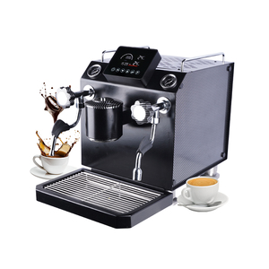 Machine à café expresso semi-automatique commerciale à groupe unique avec pompe rotative à 9 bars, 110V 220V, pour bureau et maison - Product Image 1