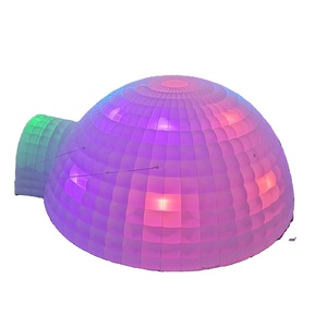 Tente commerciale Offre Spéciale personnalisée gonflable avec lumières LED, barre d'<span class=keywords><strong>igloo</strong></span> géant, tente dôme gonflable publicitaire - Product Image 1