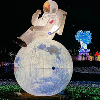 Planètes gonflables à succès en 2024 pour la décoration d'événements ; Ballons gonflables en forme de lune et de planète pour la publicité - Imperméables et personnalisables