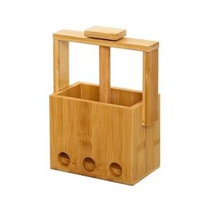 Herramienta manual de madera para prensar bolas de pescado de bambú, 14.5x8x20cm, para cocina casera - Product Image 5