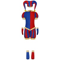 Combinaison numérique de cirque magique, costume de cosplay de clown Pomni, tenue de scène pour adultes unisexe