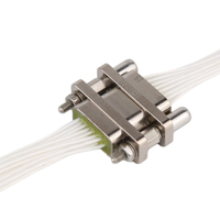 Connecteur Micro D Sub série J30 à montage sur circuit imprimé, double port mâle-femelle, droit ou à angle droit, pour assemblage sur carte